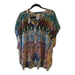 Johnny Was Silk BEAUTIFUL Woman’s Tunic